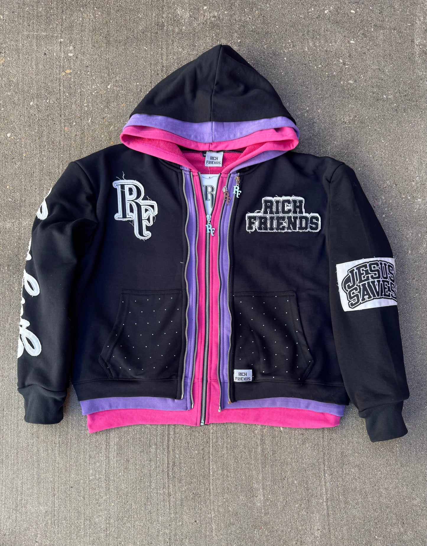 The “Rich In Christ” 3 Layer Zip-Up